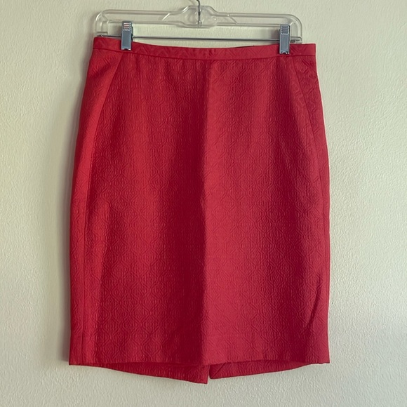 The Limited Dresses & Skirts - Coral pink cotton blend business skirt